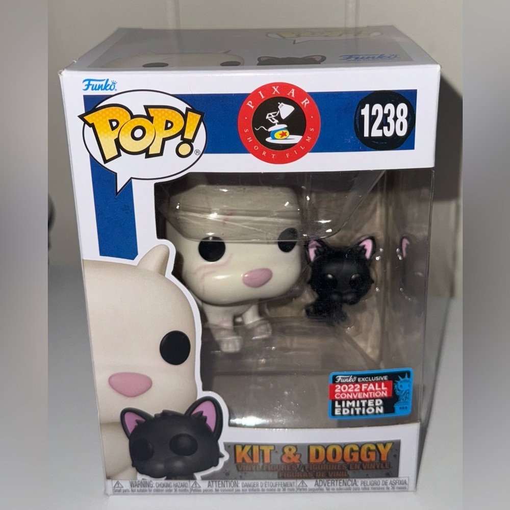Funko Pop! Kit & Doggy Action Figures - White and Black